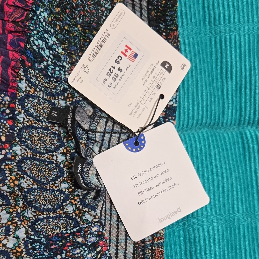 Multicolor Patterned Women's Top - Picture 2 of 3